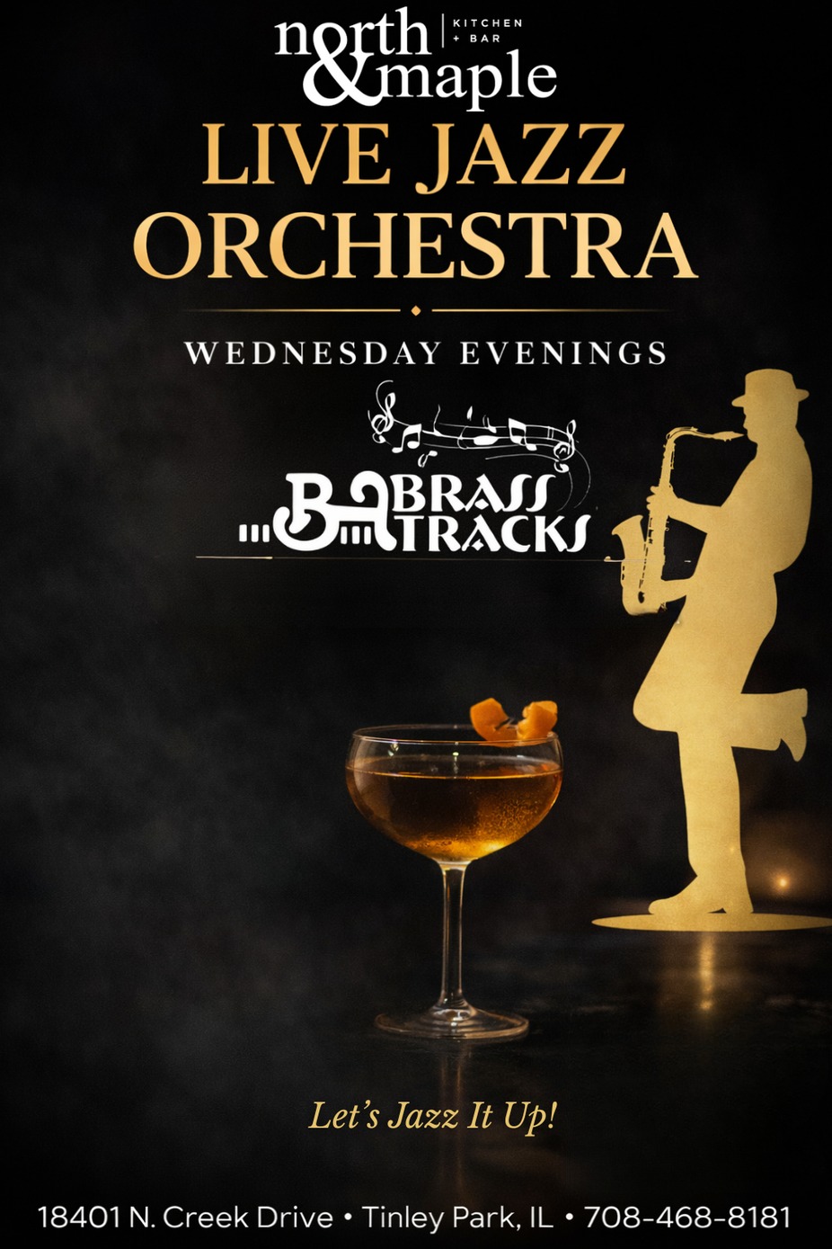 Brass Tracks Jazz Orchestra Featuring JOLIET WEST H.S. event photo