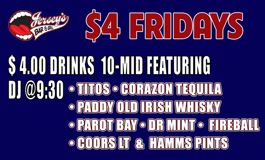 Jersey's Bar & Grill events