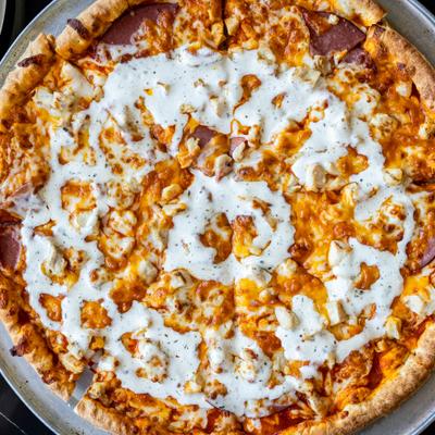 Buffalo Chicken Pizza.