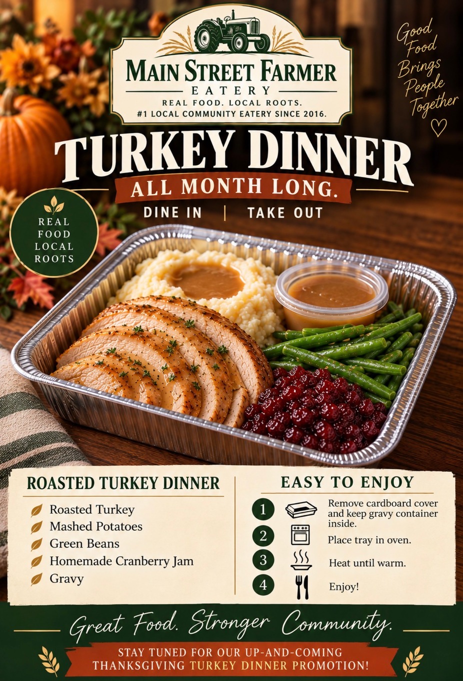 TURKEY DINNER event photo