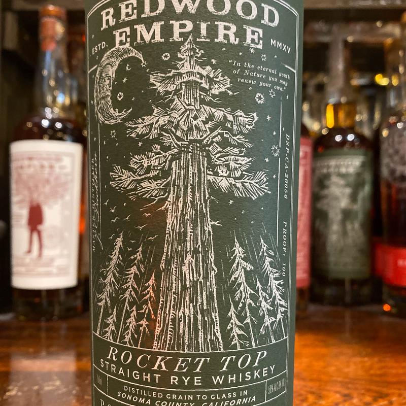 REDWOOD EMPIRE- Rocket Top B.I.B. Rye whiskey photo