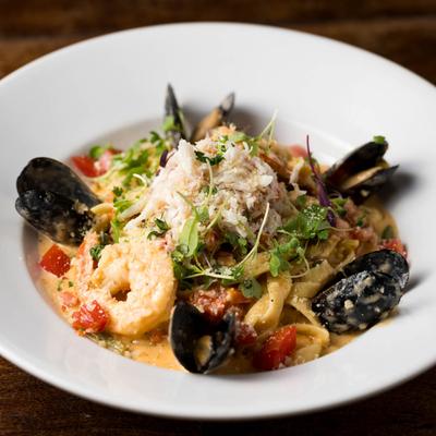Seafood Fettuccini.