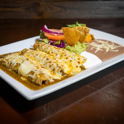 Cheese enchiladas.