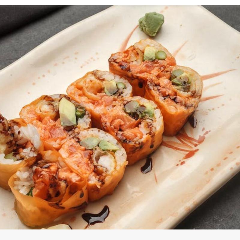 Crunchy Salmon Roll photo