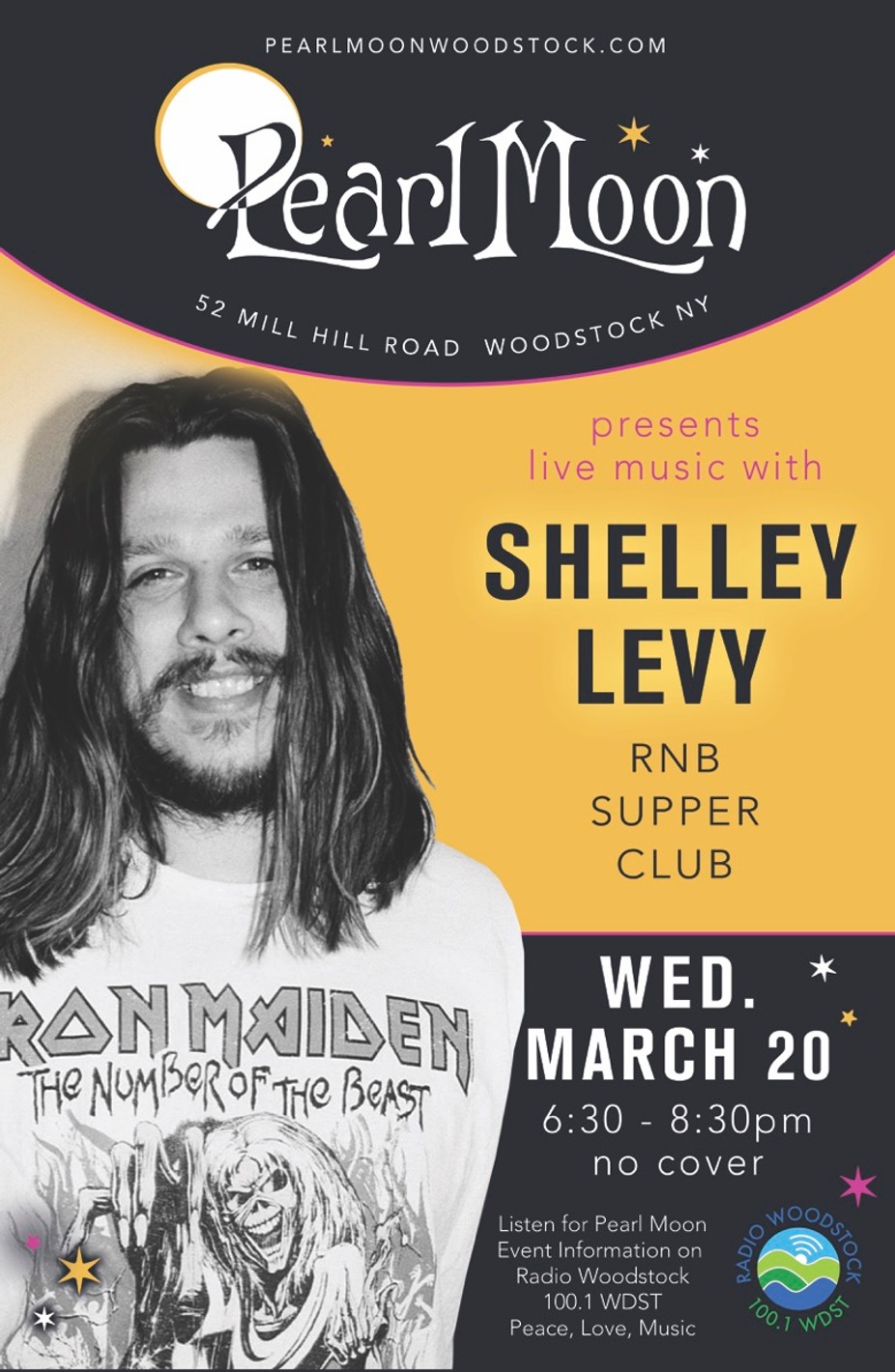 R'N'B SUPPER CLUB with SHELLEY LEVY at PEARL MOON WOODSTOCK event photo