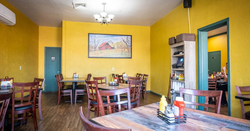 Interior, dining area