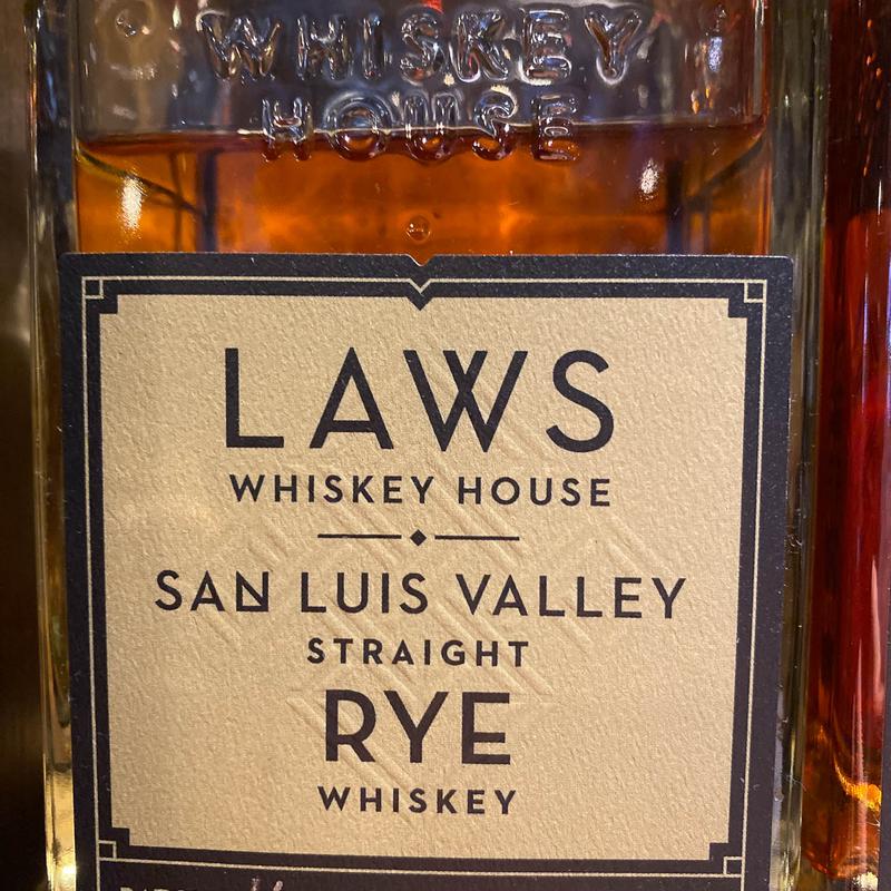 LAWS WHISKEY HOUSE straight rye photo