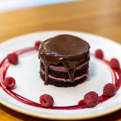 Chocolate raspberry cake
