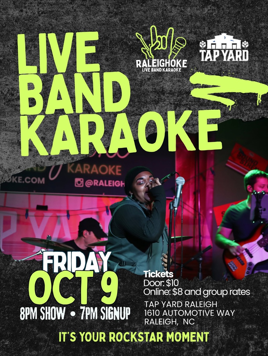 Raleighoke Live Band Karaoke event photo