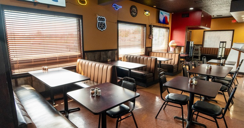 Interior, seating area