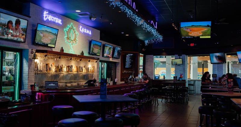 Interior dining and seating area