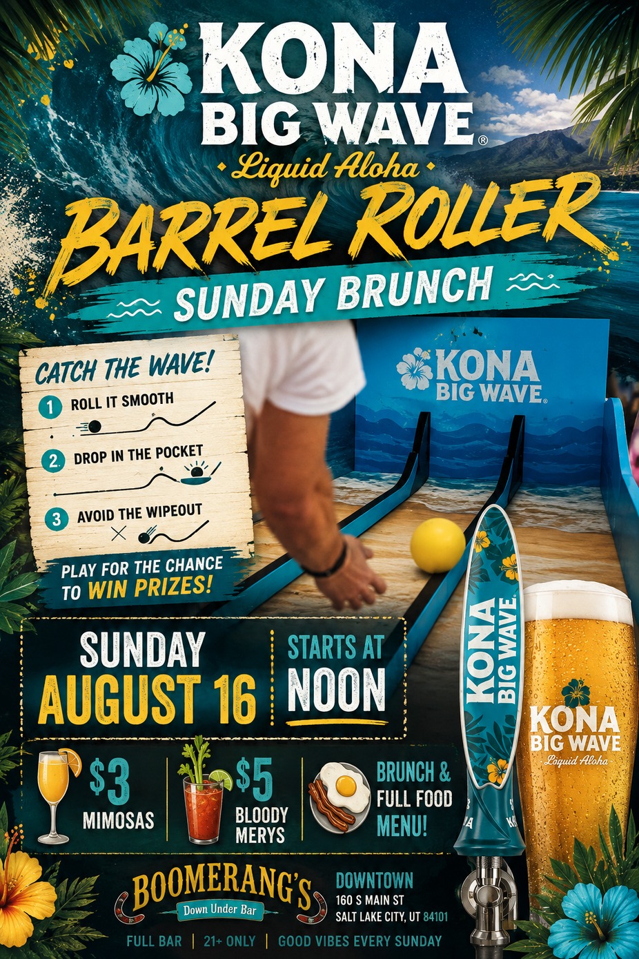 Kona Big Wave Barrel Roller event photo