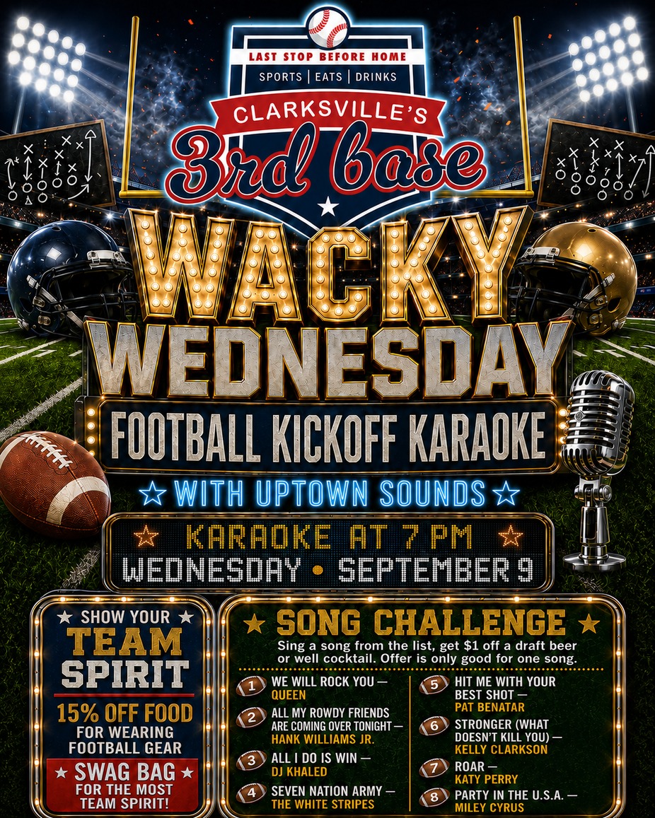 Wacky Wednesday Football Kickoff Karaoke event photo