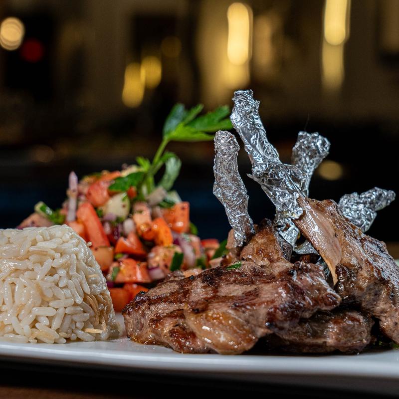 menu item 8 of 16, *Lamb Chops (Pirzola)