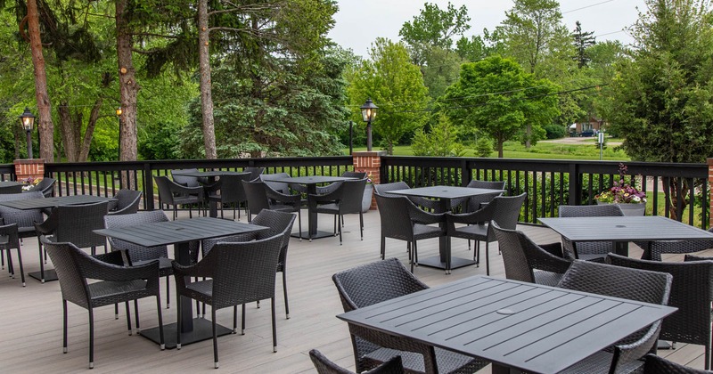 Exterior seating area