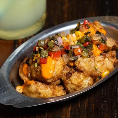 Cauliflower Frita side at 13 Tacos & Taps.