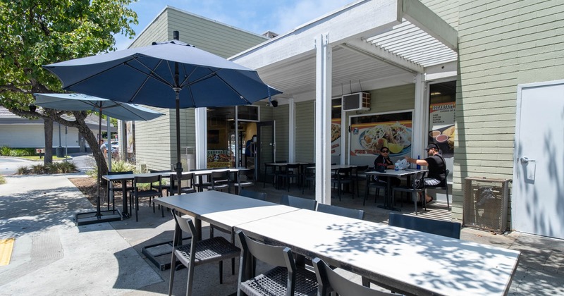 Exterior seating area