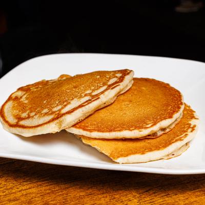 Buttermilk pancakes.