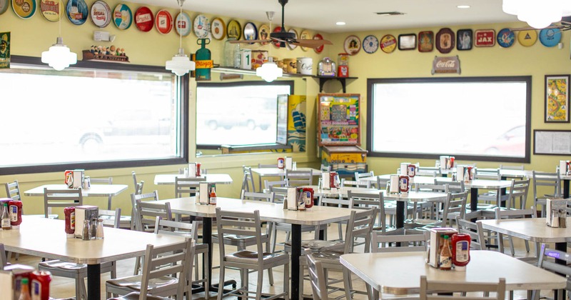 Interior, dining area