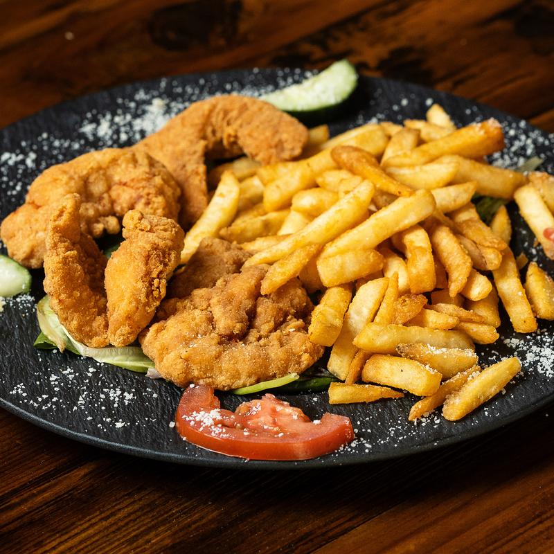 menu item 24 of 26, Chicken Strips with Fries