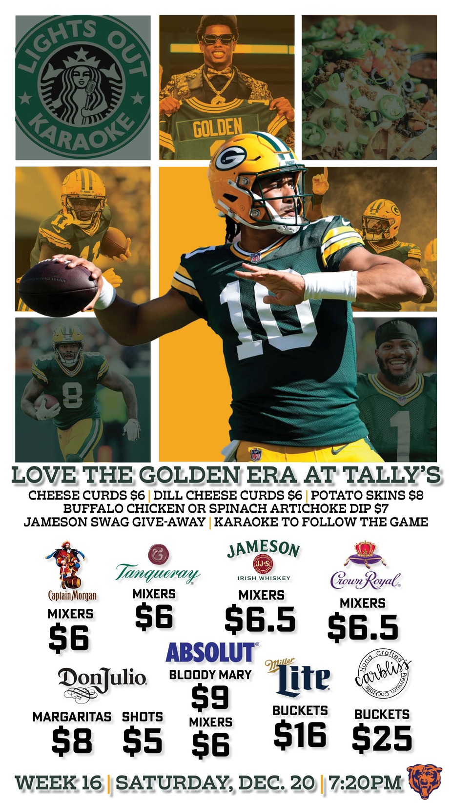 GREEN BAY PACKERS FOOTBALL | JAMESON SWAG GIVE-AWAY event photo