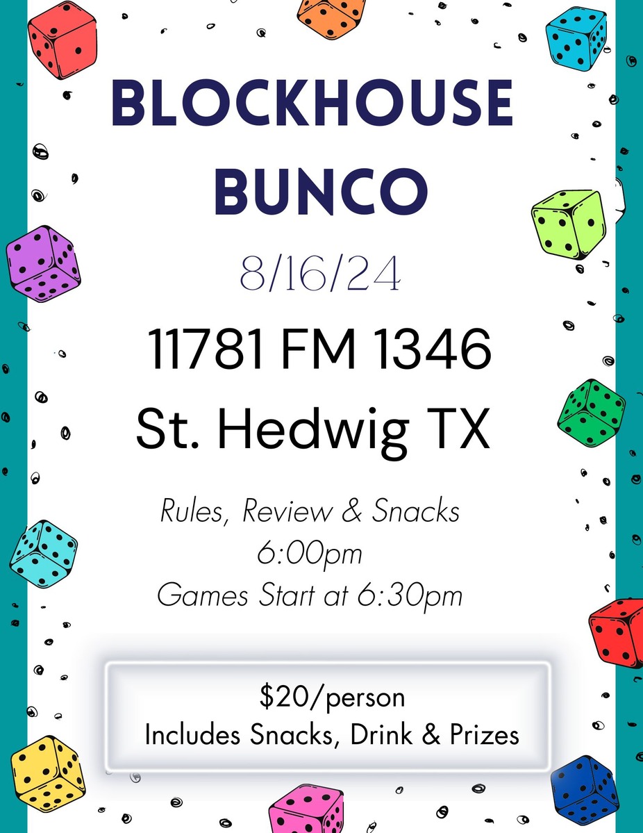 Bunco @ The Blockhouse event photo