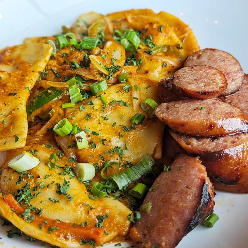 Kielbasa + Pierogies photo