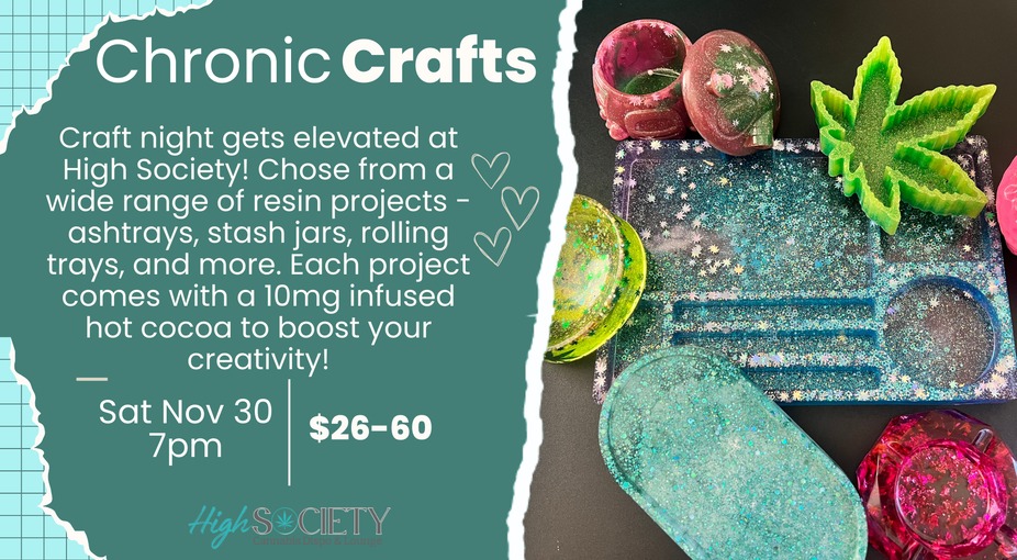 Chronic Crafts: Resin Art event photo