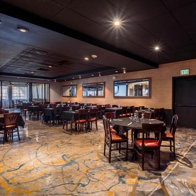 Interior, dining area