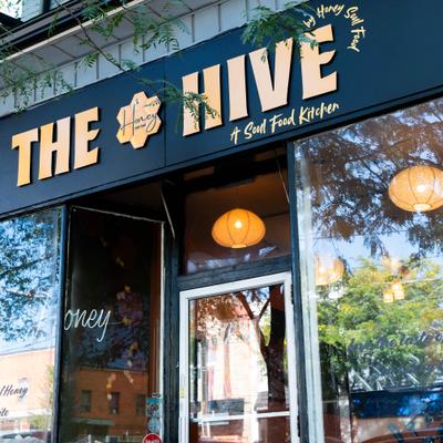 The restaurant's entrance.