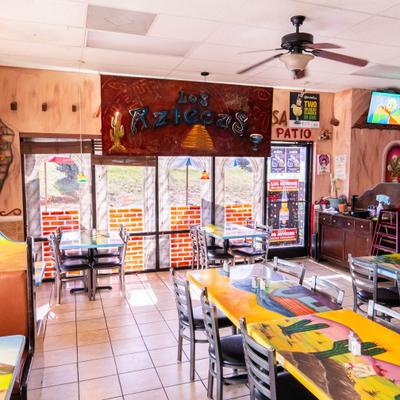 Interior, dining area.