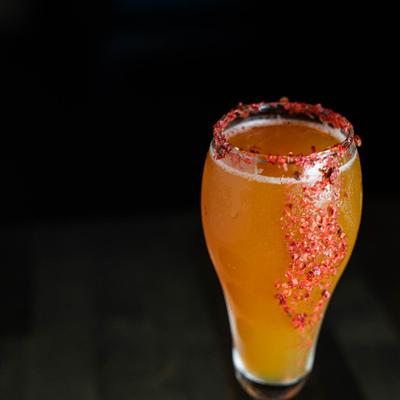 Orange cocktail drink