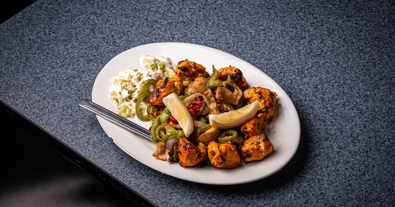 A served Chicken Manchurian