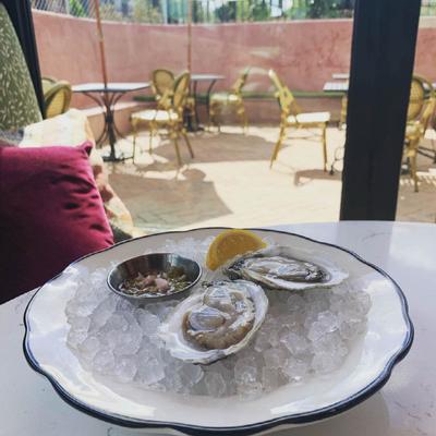 Oysters on the half shell