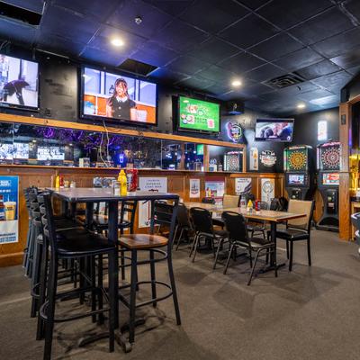 There are plenty of tv's at Indianapolis sports bar Gatsbys Pub & Grill.