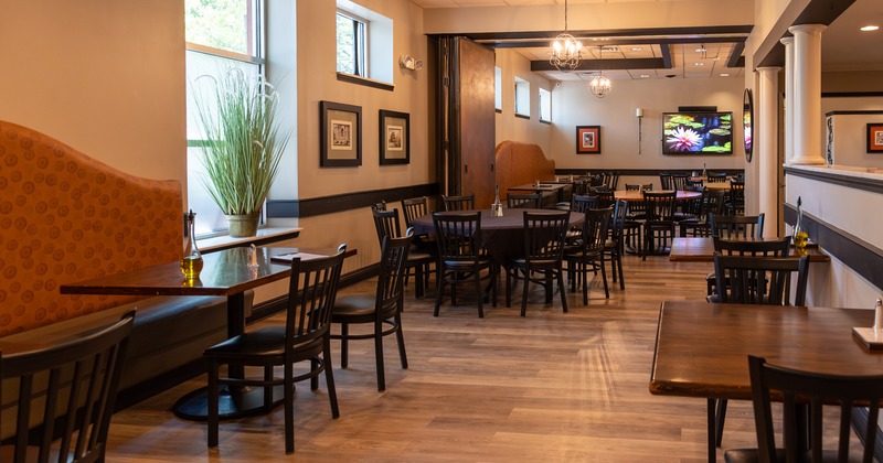 Interior space, dining area