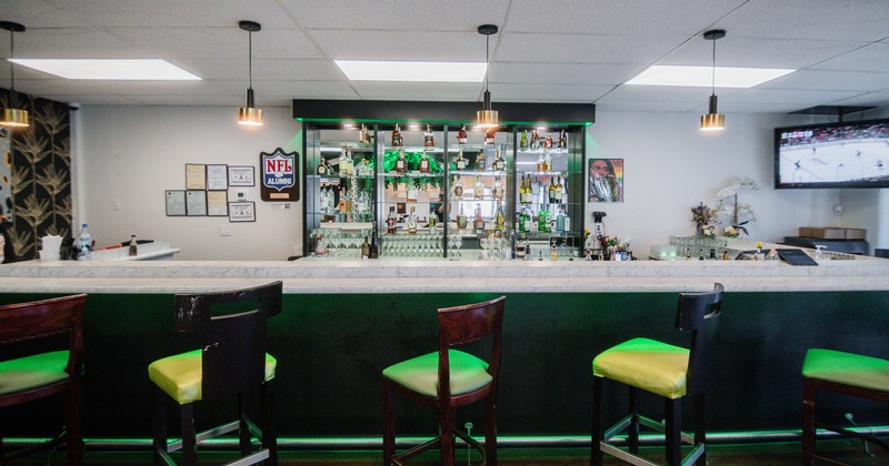 Interior, bar area