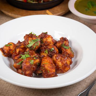 Plate of Gobi Manchurian.
