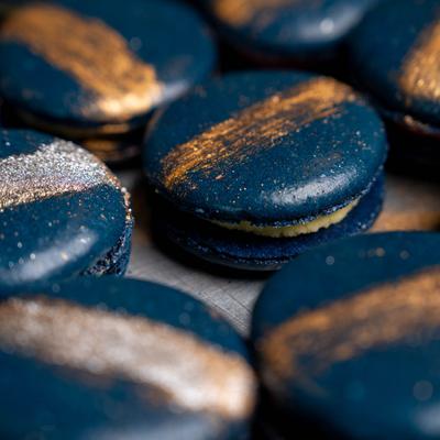Custom Macaroons, closeup.
