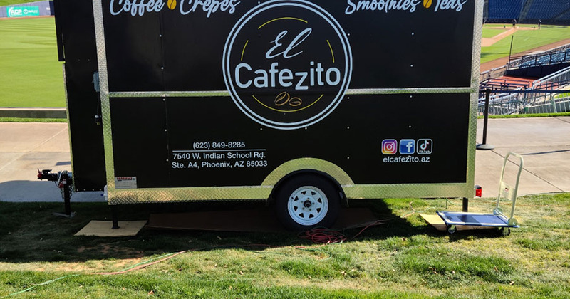 Exterior, El Cafezito mobile coffee shop trailer