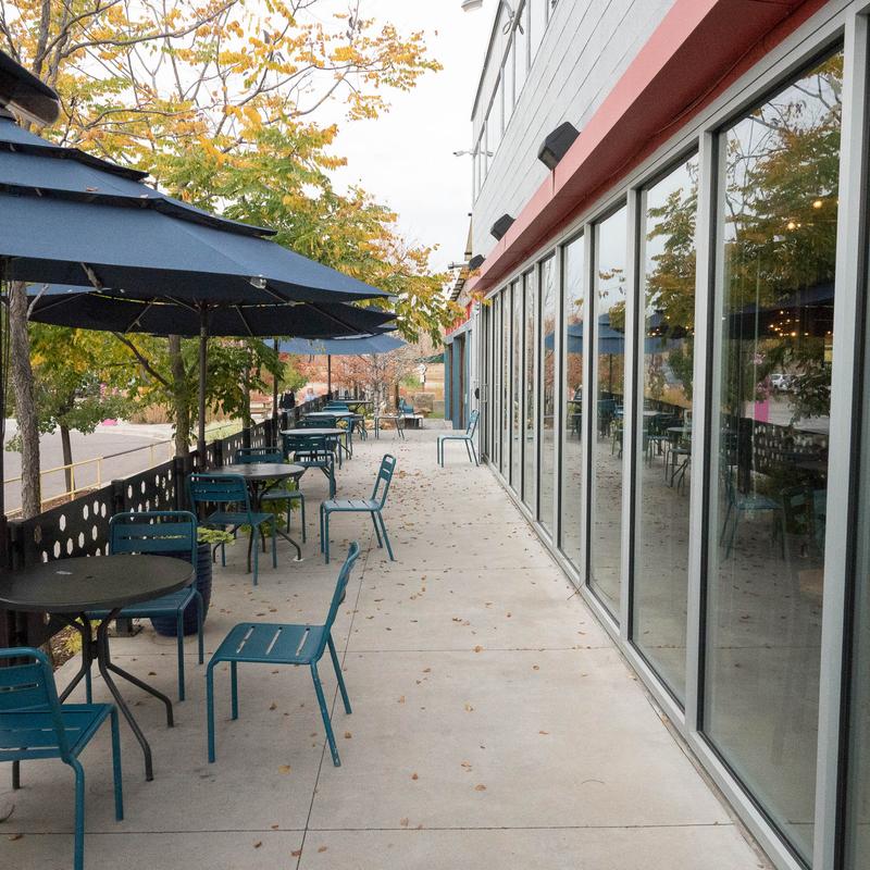 Exterior, seating place on patio