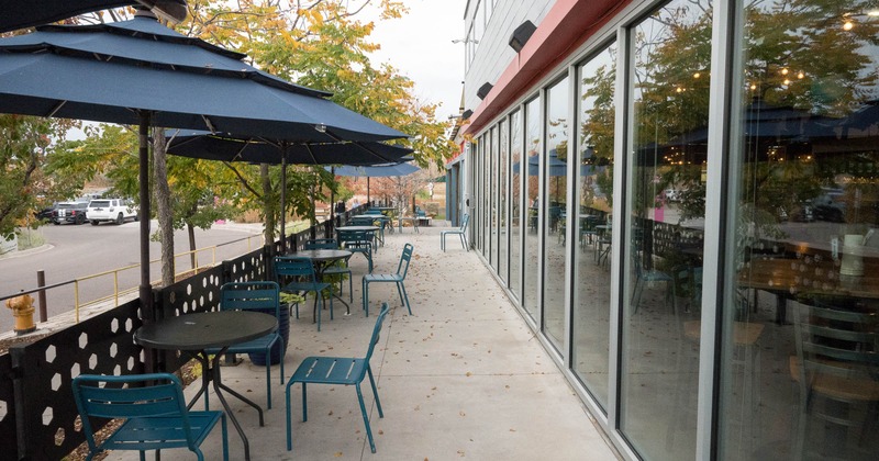 Exterior, seating place on patio