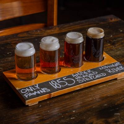 Beer flight.