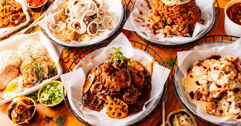 Various food on the table