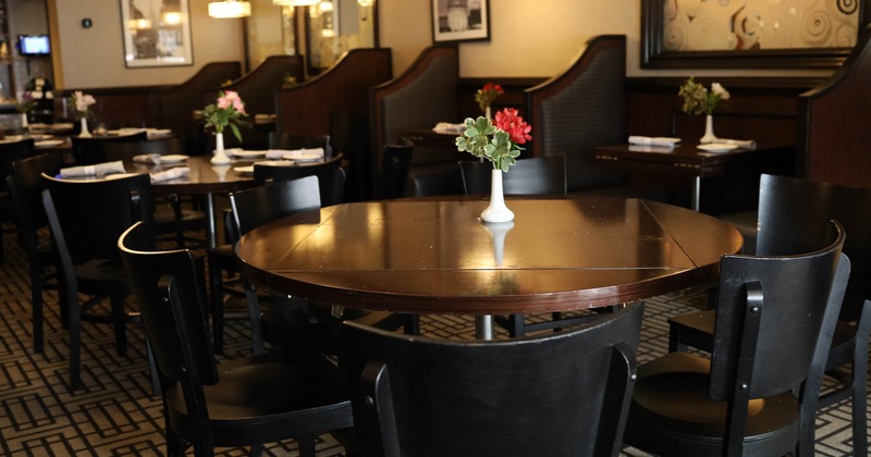 Interior, dining area