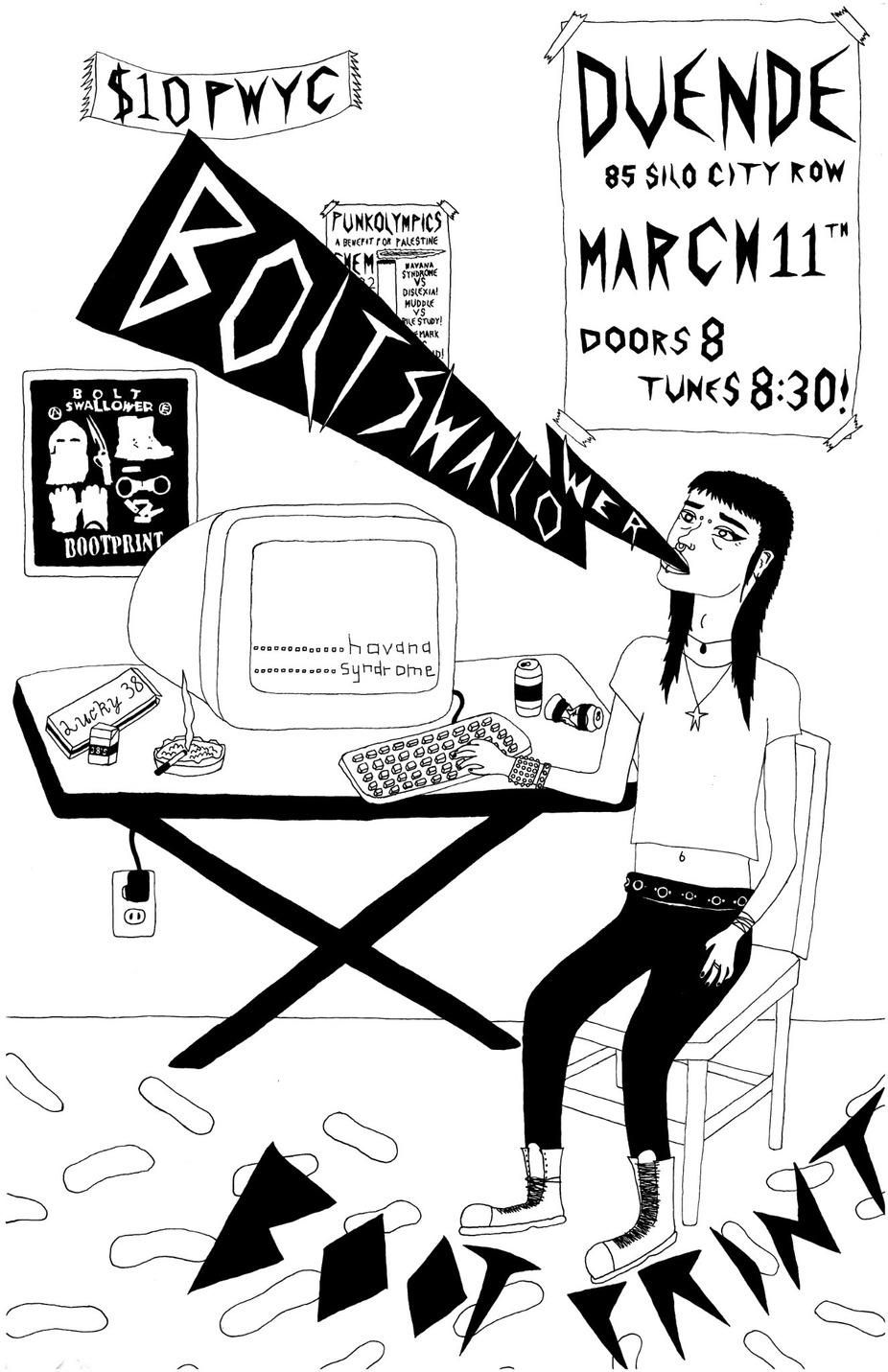 BOLTSWALLOWER//BOOTPRINT event photo