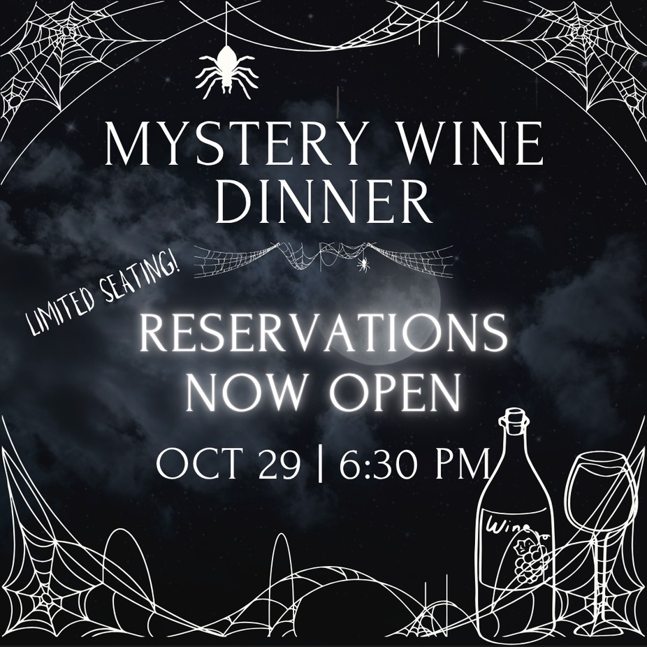 Three Course Mystery Wine Tasting & Dinner event photo