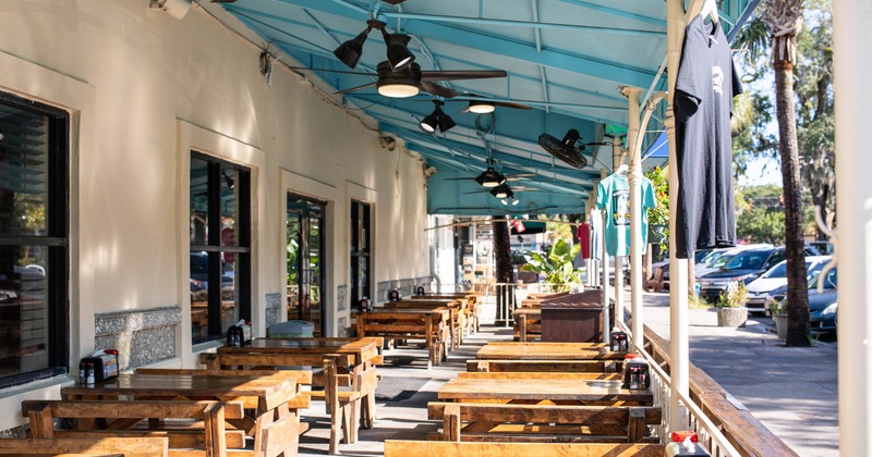 Exterior, seating space