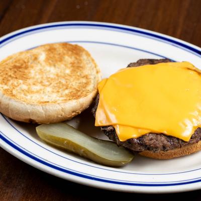 Plain cheeseburger.