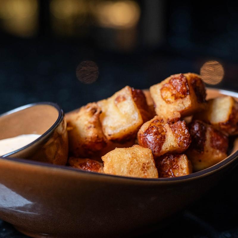 Fried Cheese Curd Blocks (V) photo